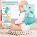 Almohadilla anticaida para bebe azul